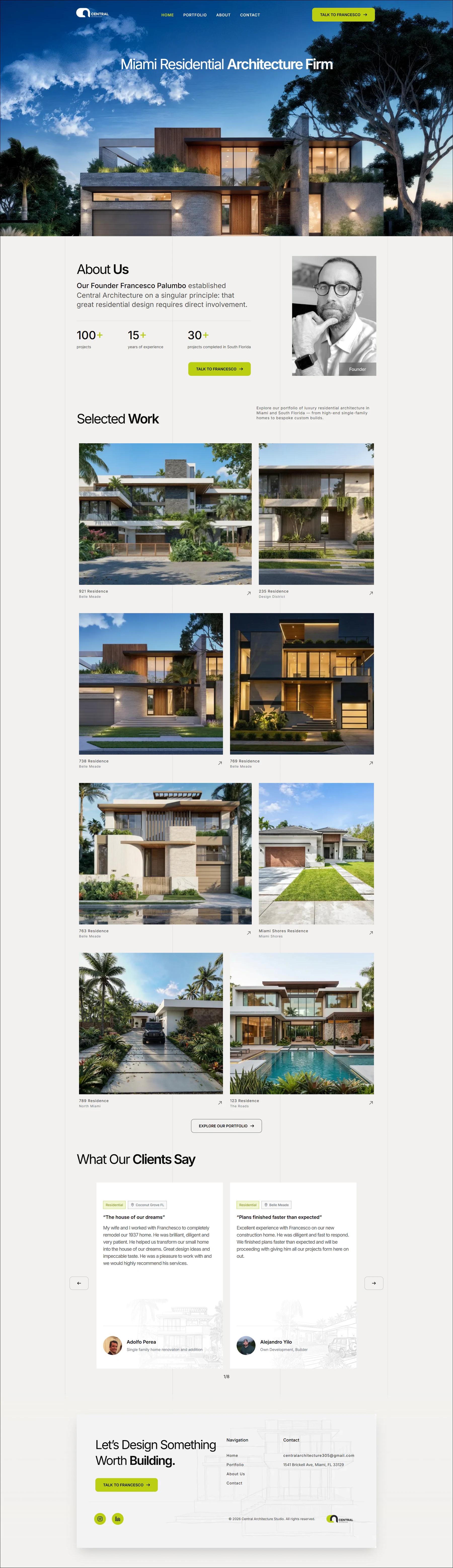 Central Architecture Web Design project